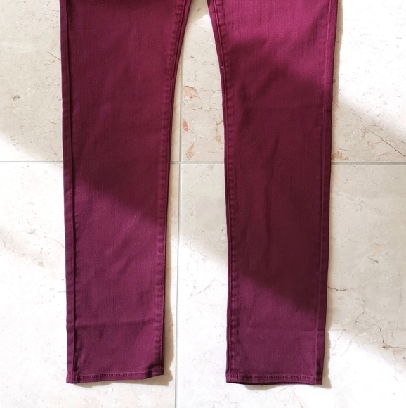 NWT Buffalo David Bitton Slim Straight Jeans Merlot Mid Rise - Picture 7 of 7